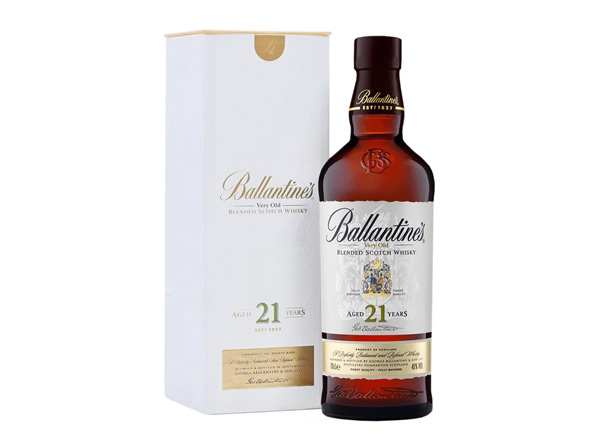 苏州百龄坛威士忌回收百龄坛21年苏格兰威士忌40°Ballantine's进口洋酒700ml