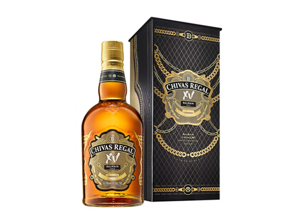 苏州芝华士15年回收Chivas Regal XV Balmain巴尔曼联名限定版700ml苏格兰调配型威士忌洋酒