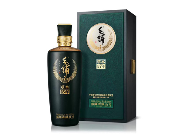 苏州劲牌毛铺草本15年回收毛铺酒草本年份酒52度行情价格