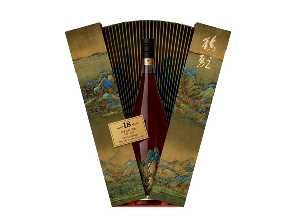 苏州鹤驻18年黄酒回收鹤驻新花雕18年珍藏版千里江山图