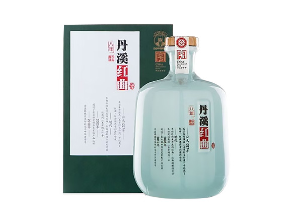 苏州丹溪黄酒回收丹溪8年红曲黄酒750mL 2瓶礼盒装