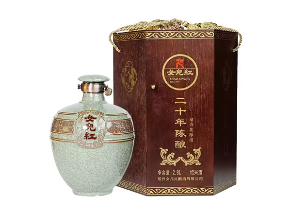 苏州女儿红绍兴黄酒回收女儿红二十年陈酿20年花雕酒2.8L坛装礼盒行情价格