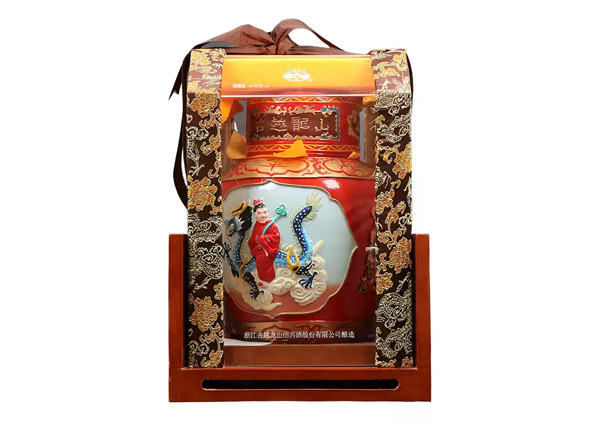 苏州古越龙山黄酒回收古越龙山状元及第二十年陈酿2.5L工艺浮雕黄酒