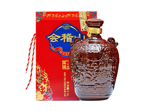 苏州回收会稽山二十年黄酒陶坛20年陈酿2.5L花雕酒