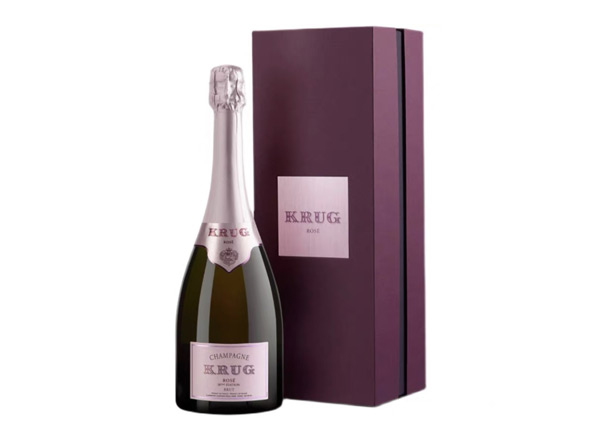苏州库克香槟回收库克桃红香槟Krug Rose礼盒版行情价格