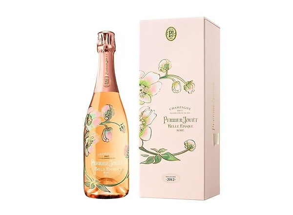 苏州回收巴黎之花美丽时光桃红年份香槟礼盒装Perrier-Jouët Belle Epoque Rosé行情价格